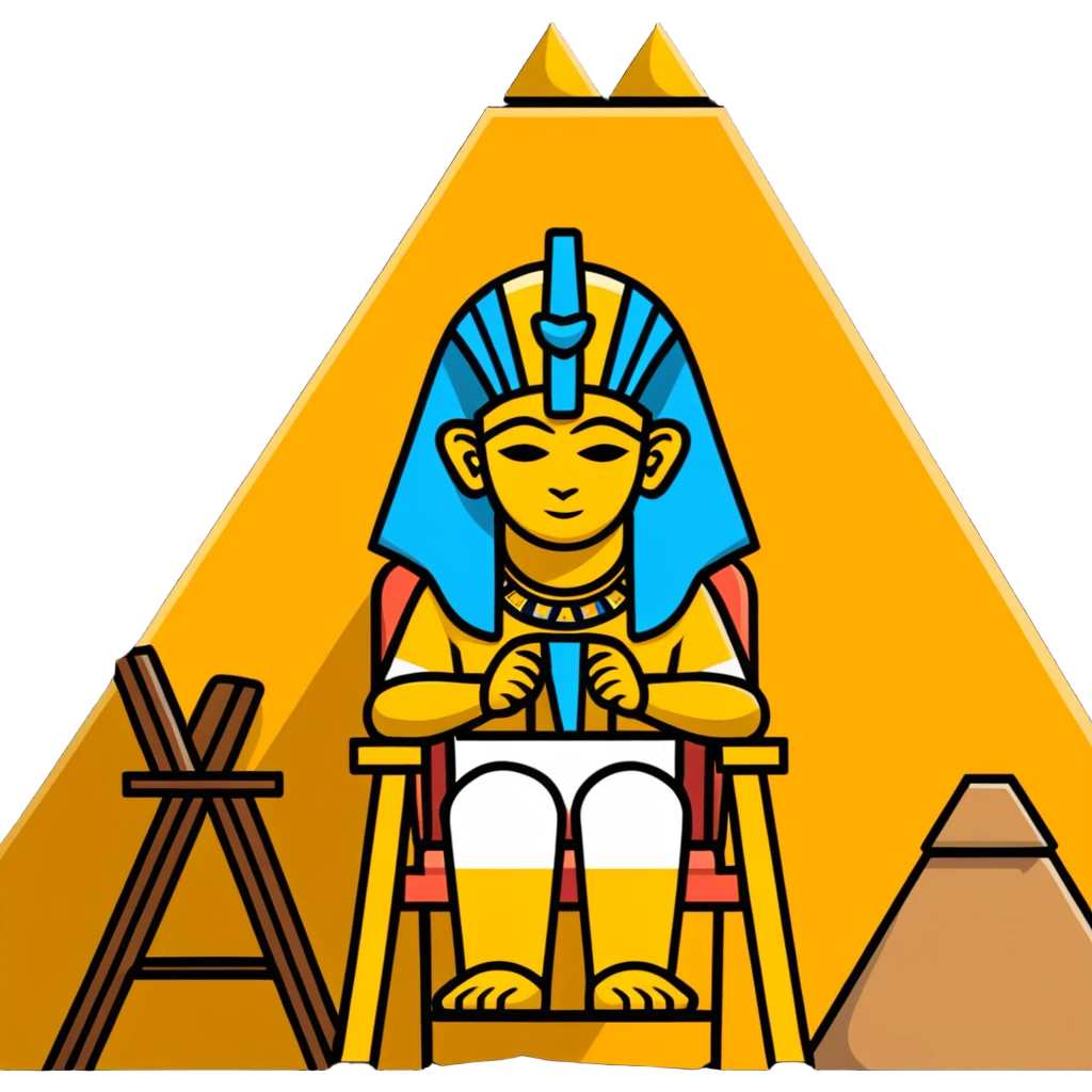 Egyptian living in a trailer park pyramids emoji