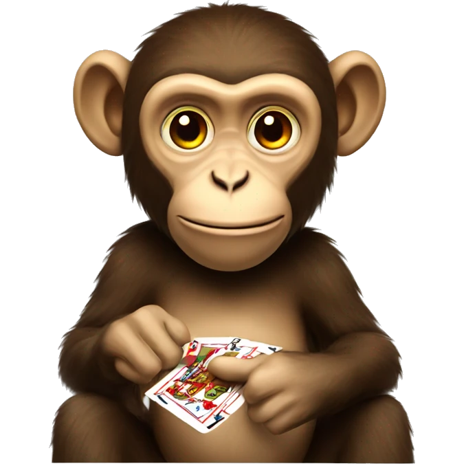 monkey gambling emoji