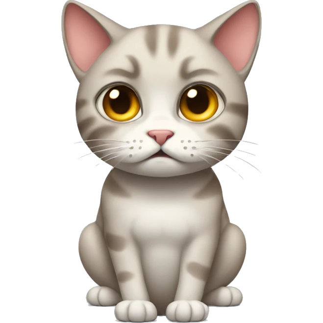 annoyed cat emoji