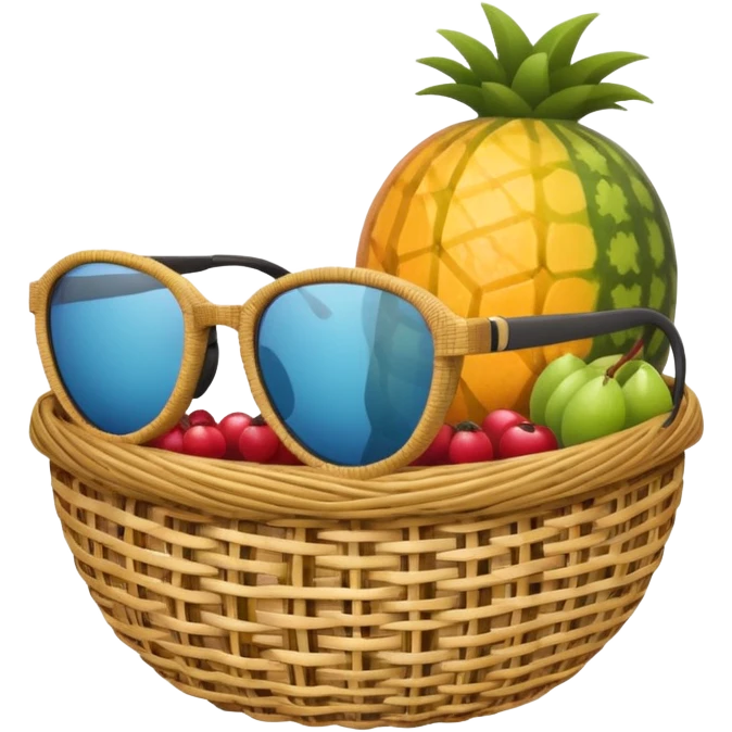 Fruit Holder with Sunglasses emoji