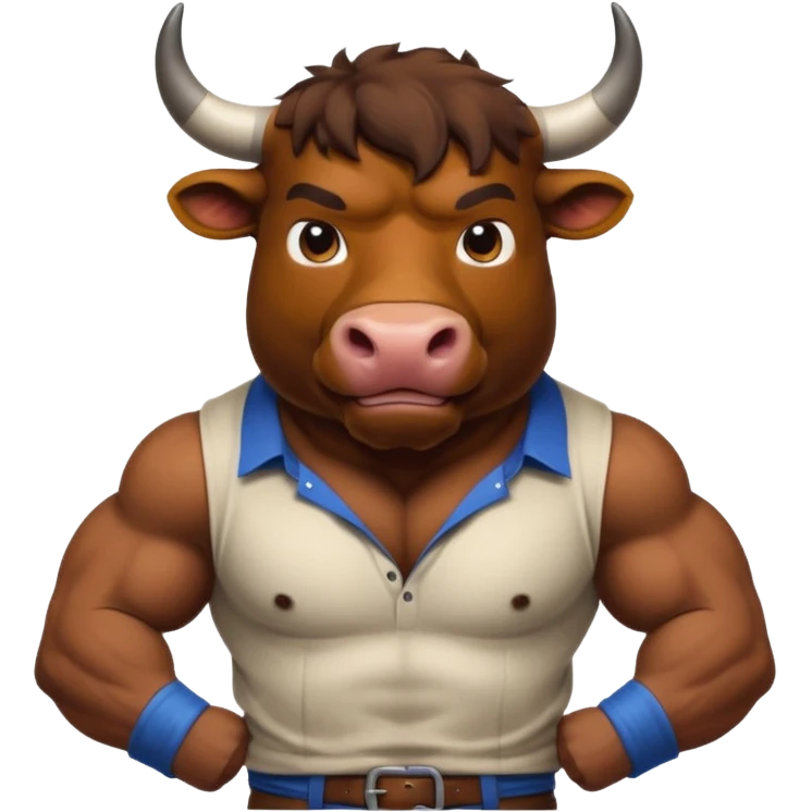 bull with shirt emoji