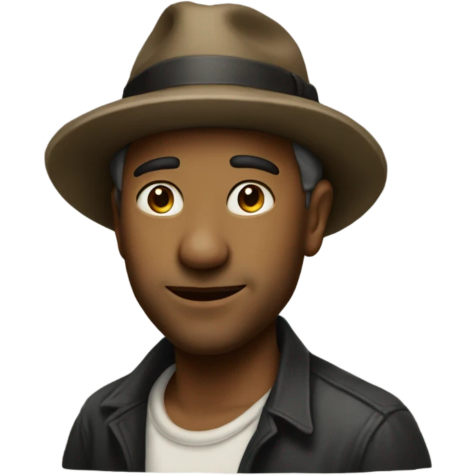 A little painting of a guy in a hat. emoji