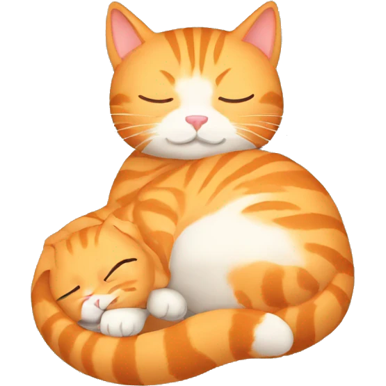 ginger Cat sleep emoji