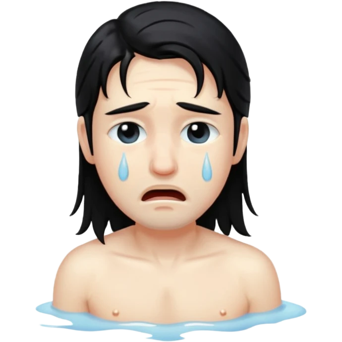 James iha long black hair naked crying emoji