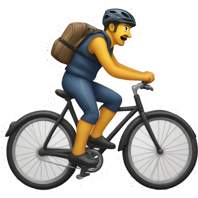 Faure sur un velo emoji
