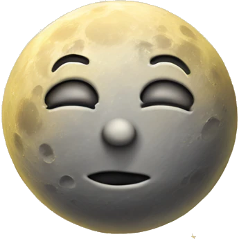 moon with the sun emoji