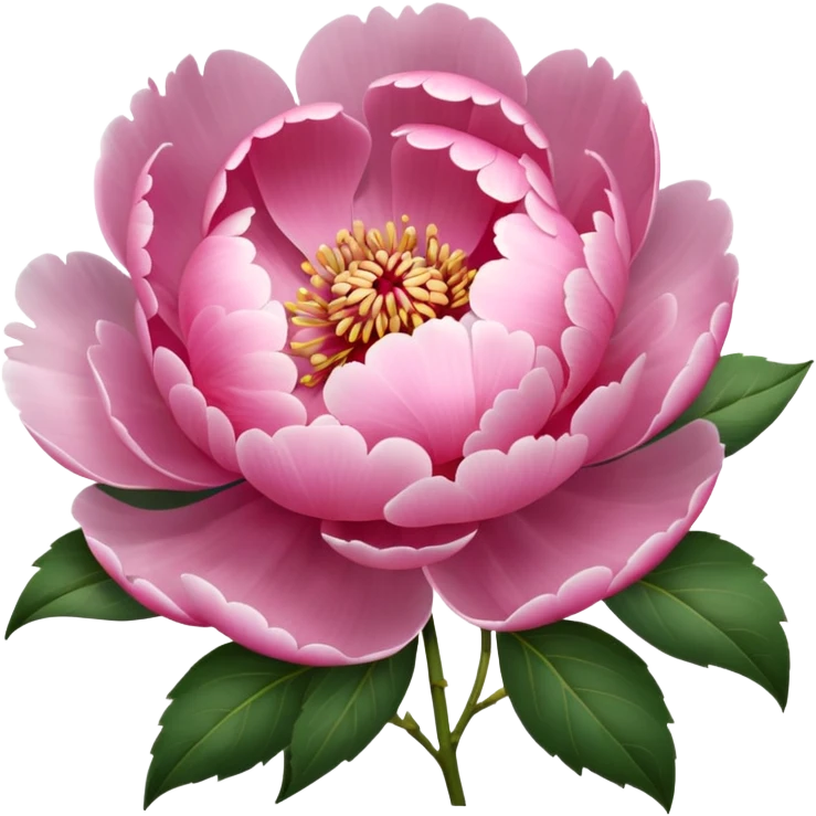 Pink floral drone (peonies flower) emoji