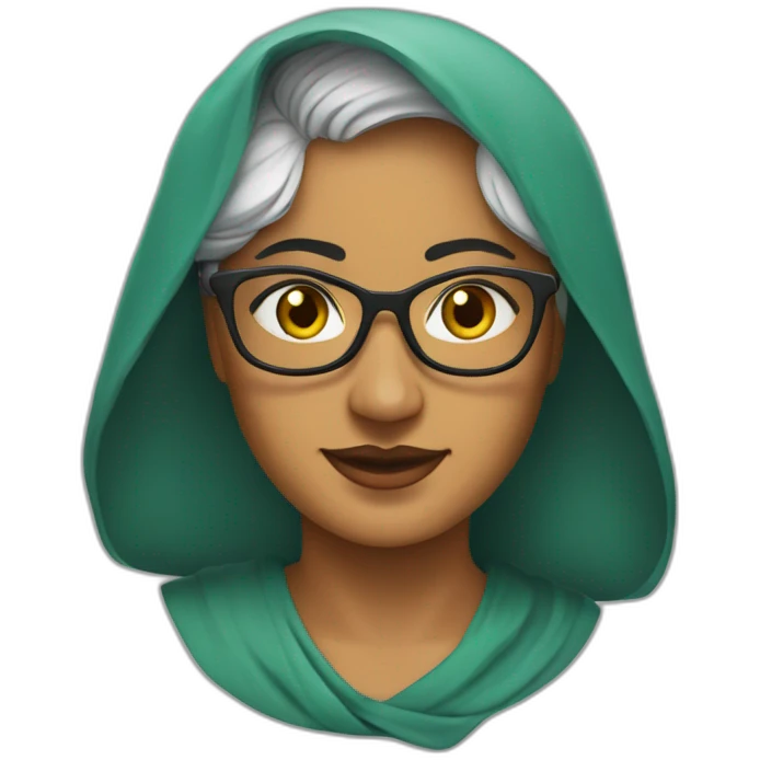 Sheak hasina with glass  emoji