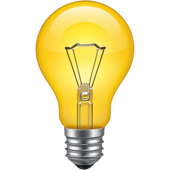 glowing lightbulb emoji emoji