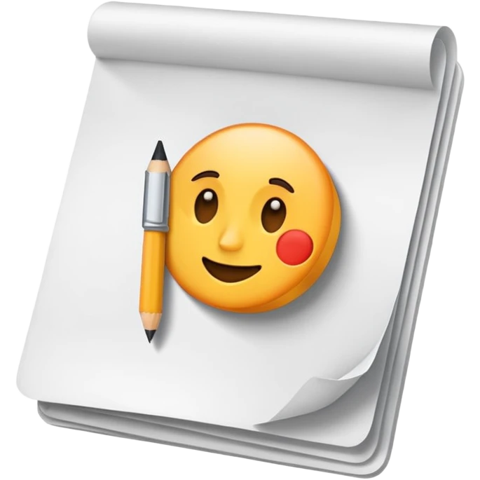 A paper thats a job application  emoji