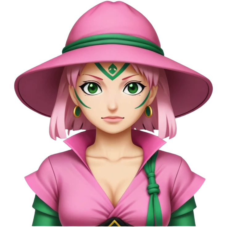 Pink zoro woman emoji