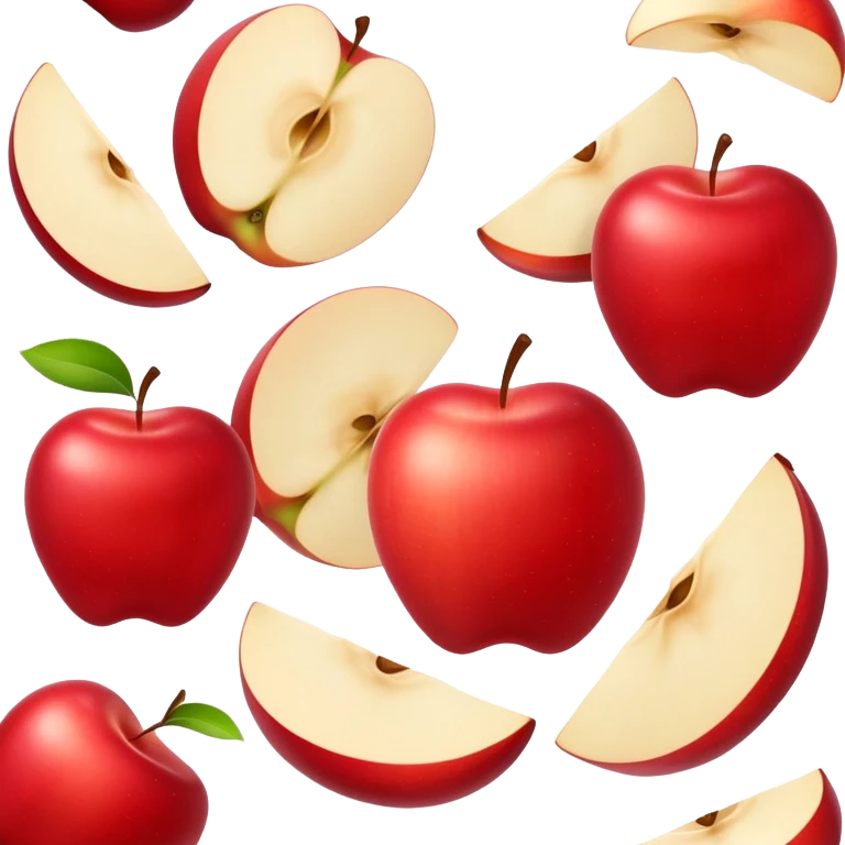 apple slices emoji