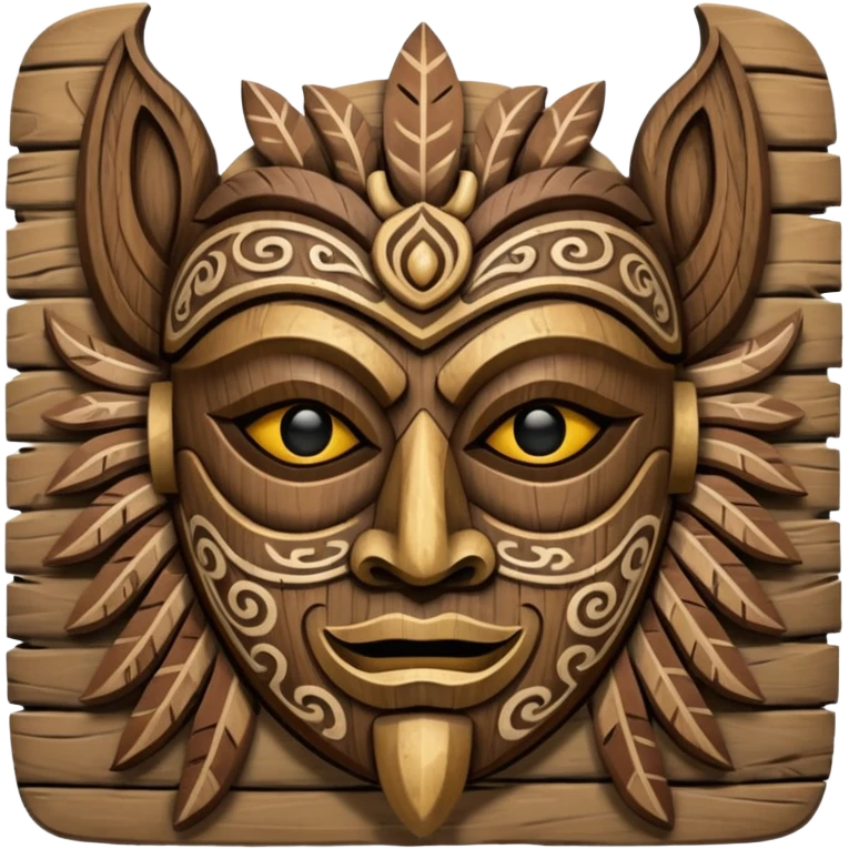 tribal mask emoji