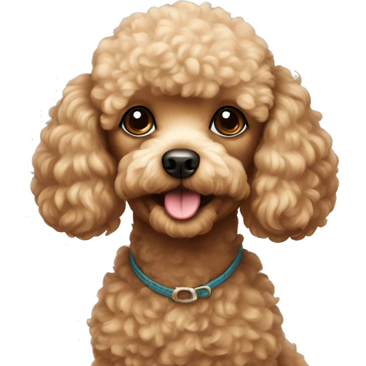 toy poodle  emoji