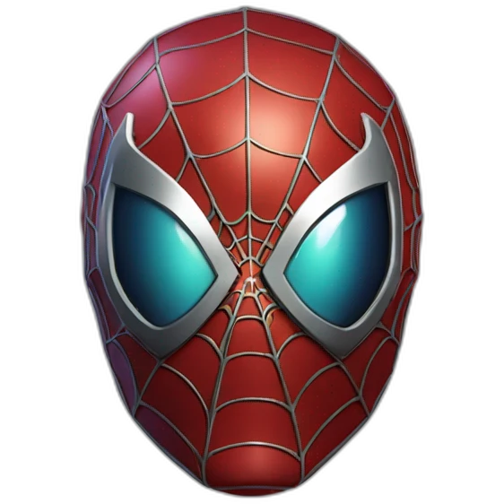 spiderman head futuristic armor emoji