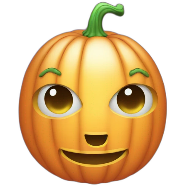 Pumpkin with. emoji