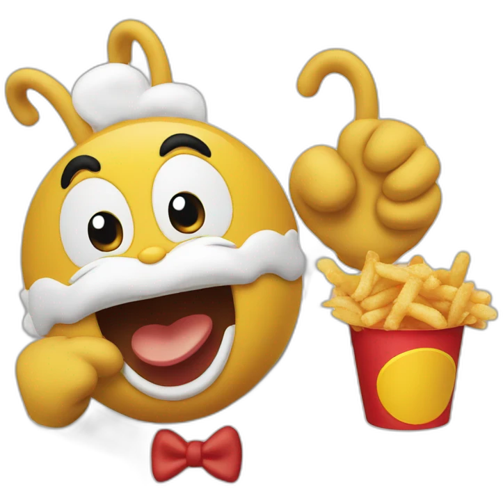 Jollibee mascot emoji