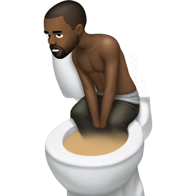 skibiti toilet kanye west kissing frank ocean  emoji