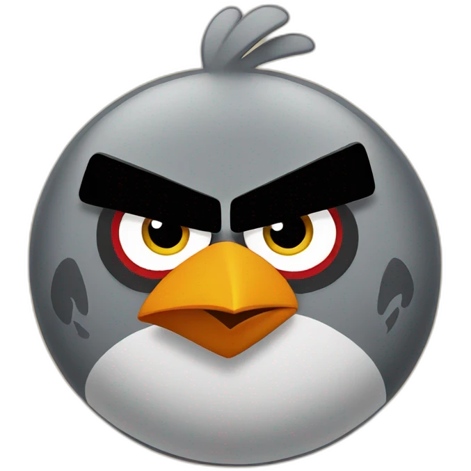 Red de angry birds emoji