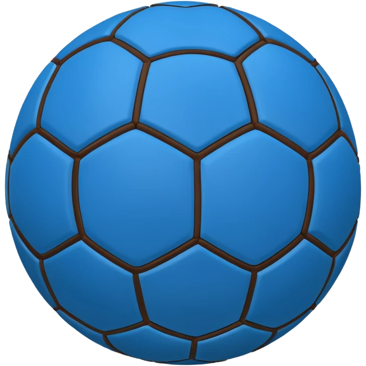 blue soccer ball emoji