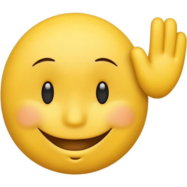 Animated Smiley emoji tapping the side of the head duh emoji