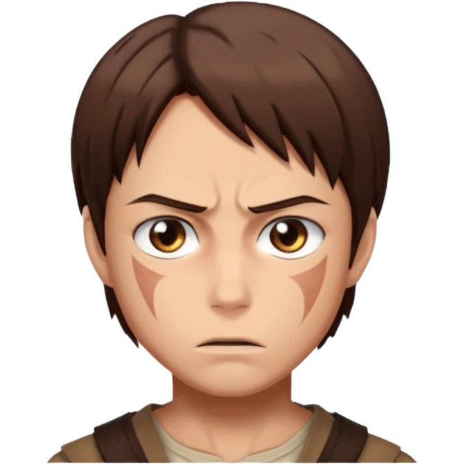 Eren Yeager from attack on titan emoji