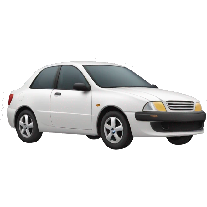 Car with a cat shape emoji