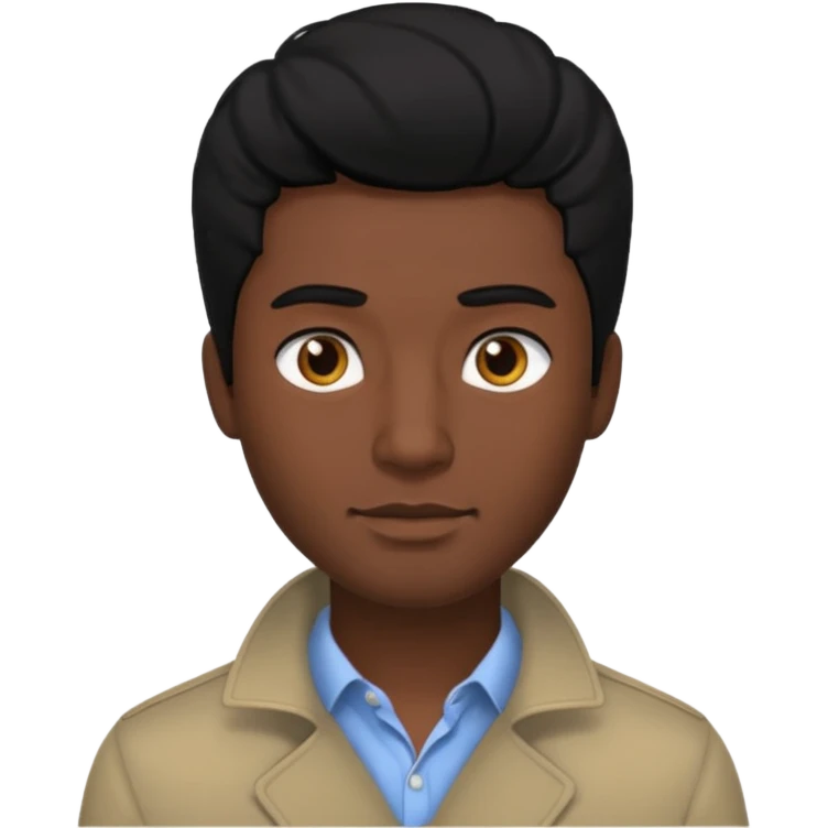 coily hair mens image emoji