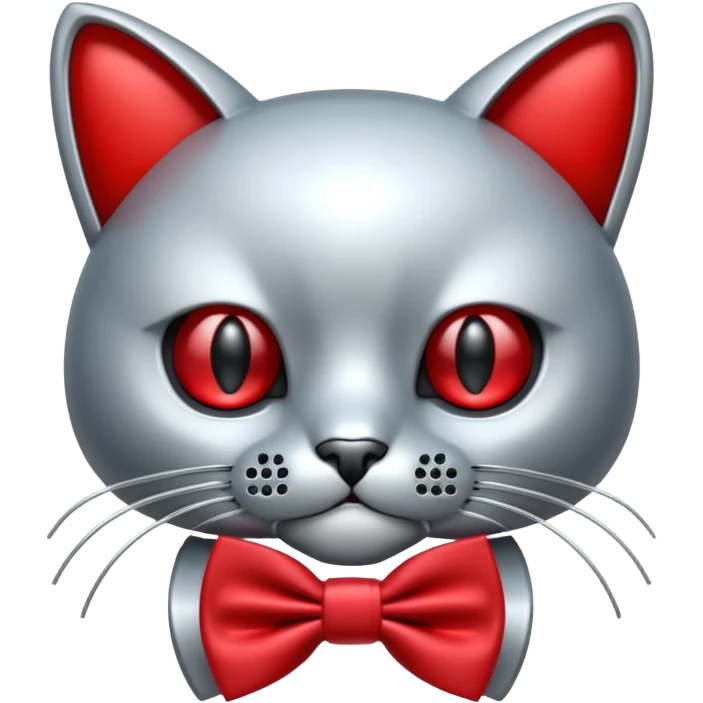 animatronic cat with bow tie like fnaf red  emoji