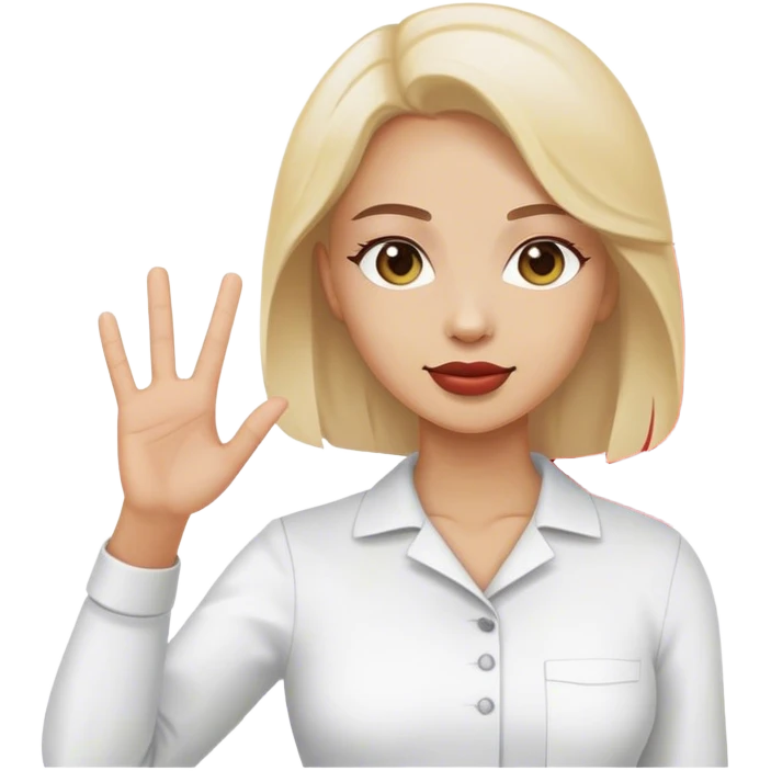 woman waving polish flag emoji