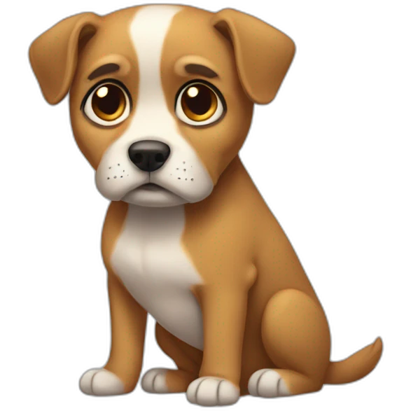 perrito triste emoji