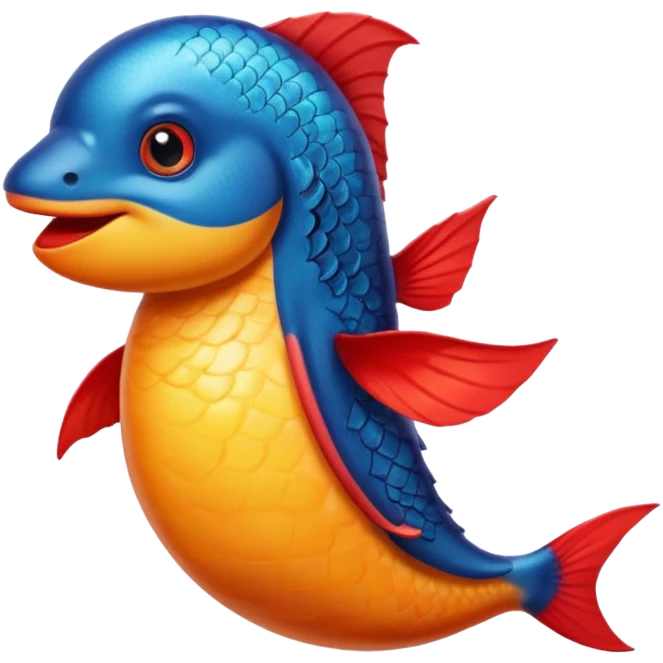 Amazon red belly piraña  emoji