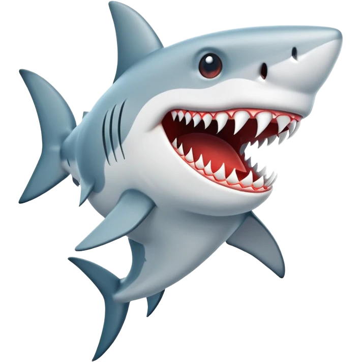 A shark siren  emoji