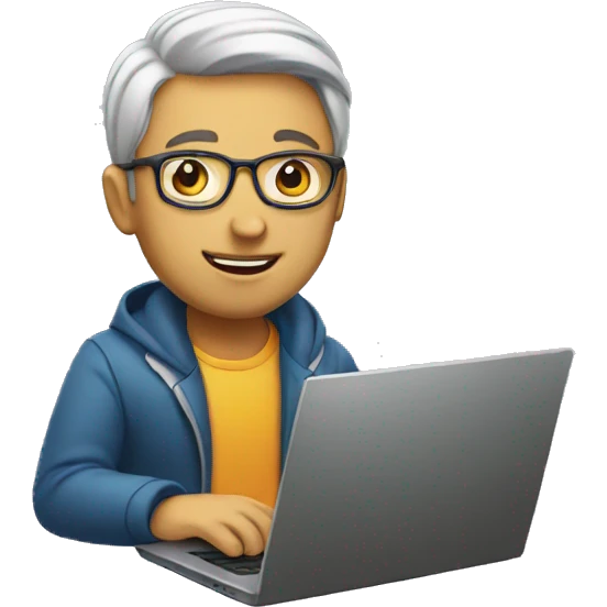 a person with a laptop emoji