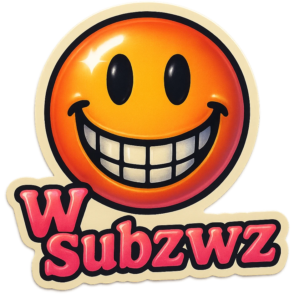 Grin 
add the words W Subzwz in pink  emoji