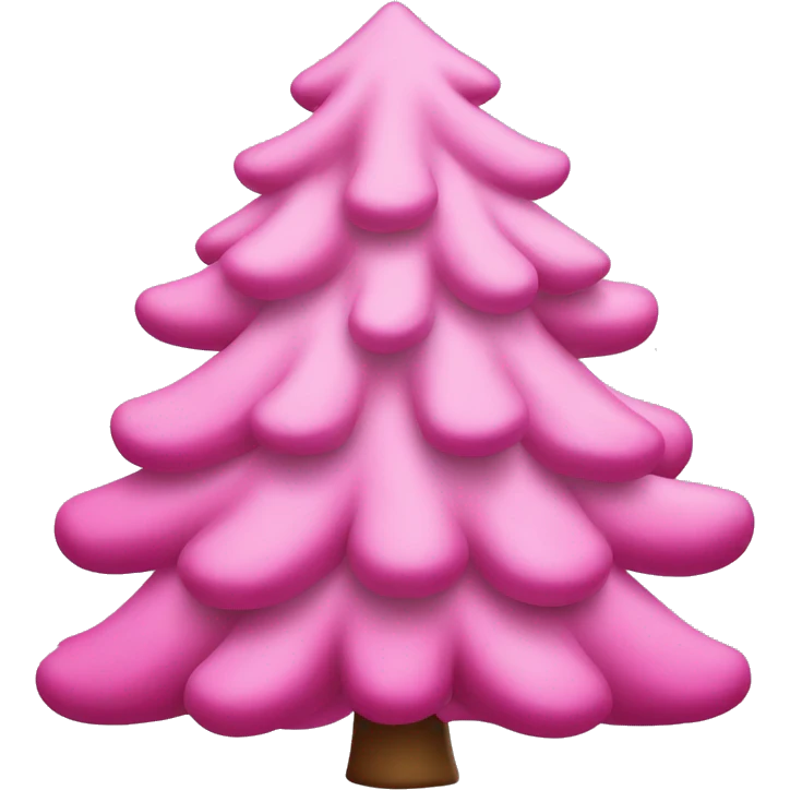 Pinker Weihnachtsbaum  emoji