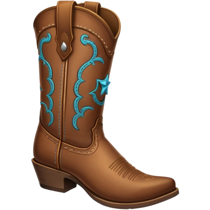 Cowboy boot emoji