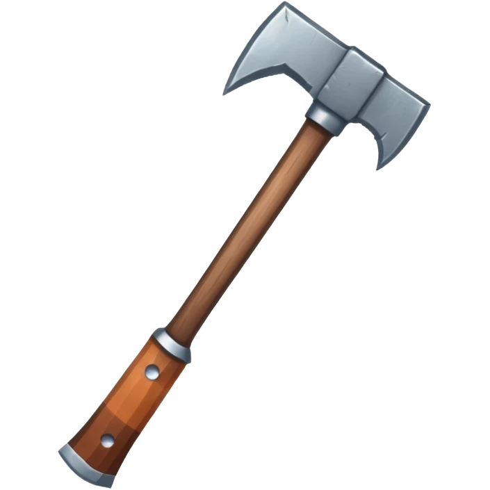 AXE IN THE STYLE OF THE MINECRAFT GAME emoji