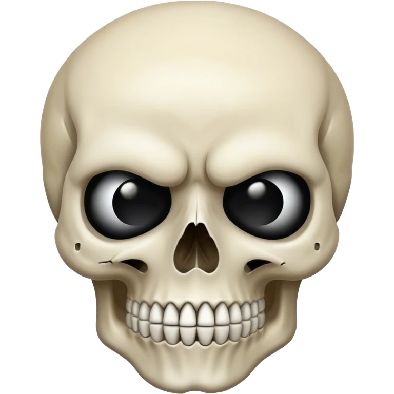 skull plus frown emoji