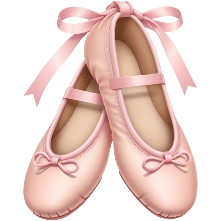 pastel pink ballet shoes emoji