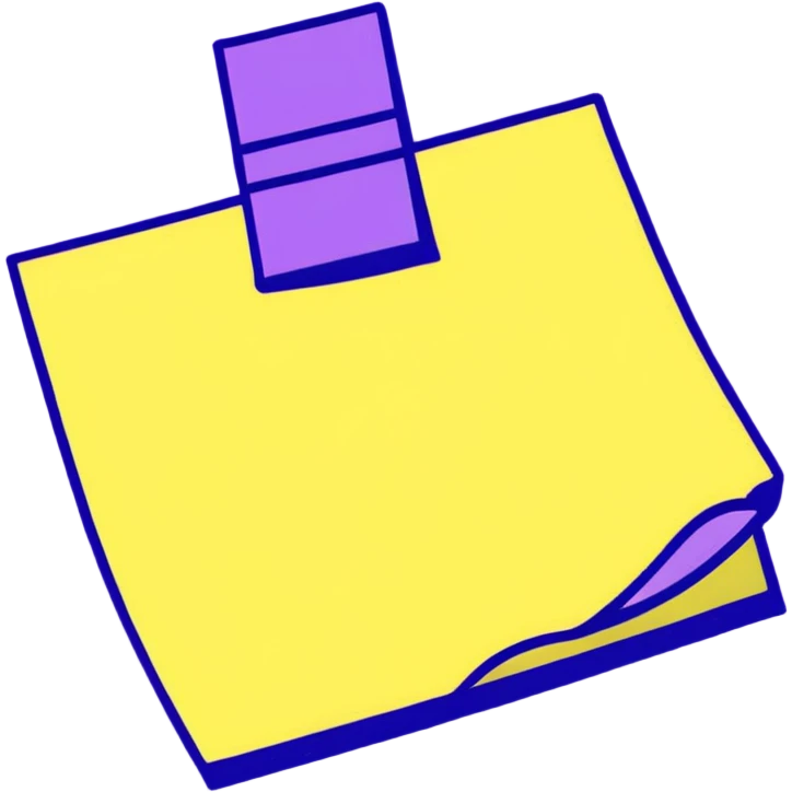 yellow sticky note emoji