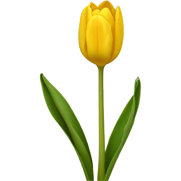 Tulipan amarillo emoji