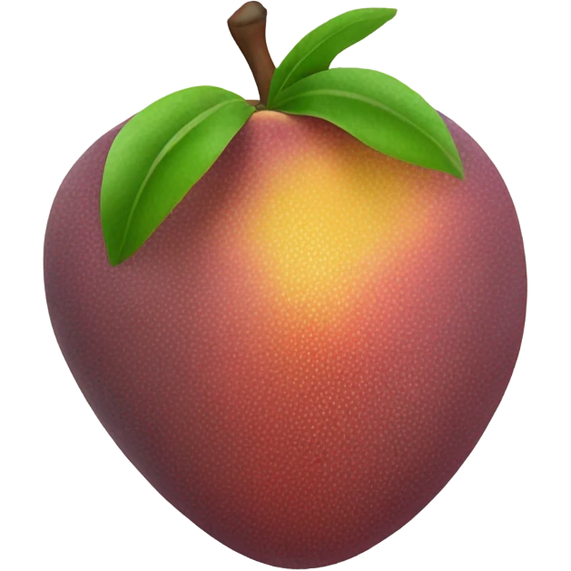 Mango with hearts inside  emoji