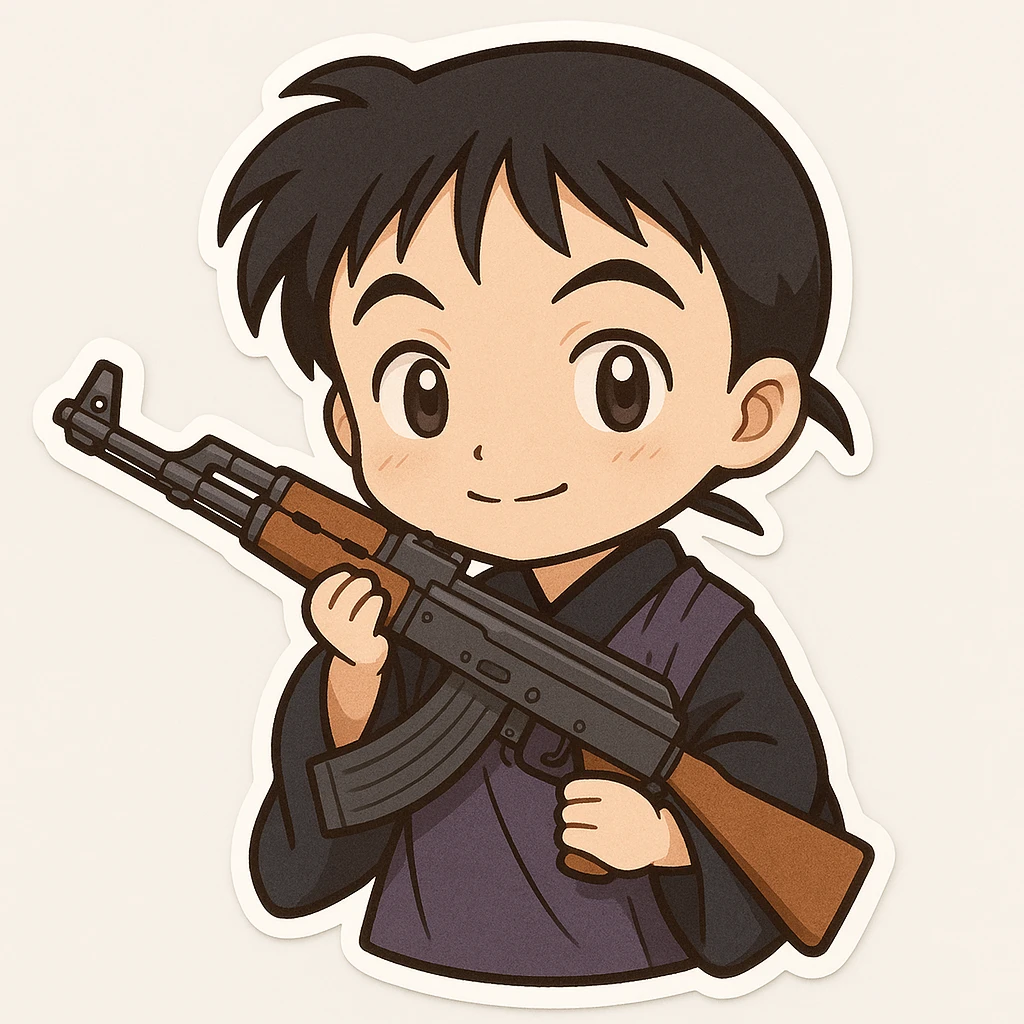 Miroku take ak 47 emoji