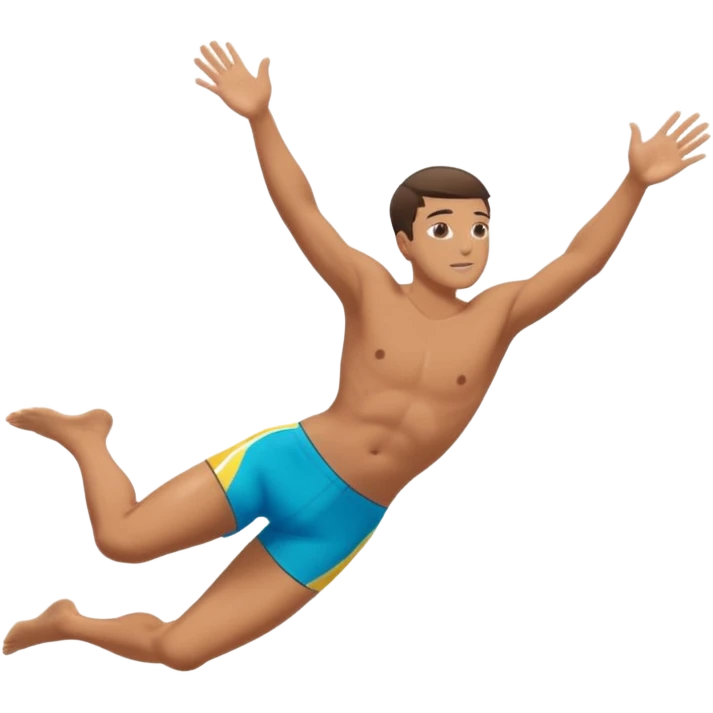 Diving off a building head first  emoji