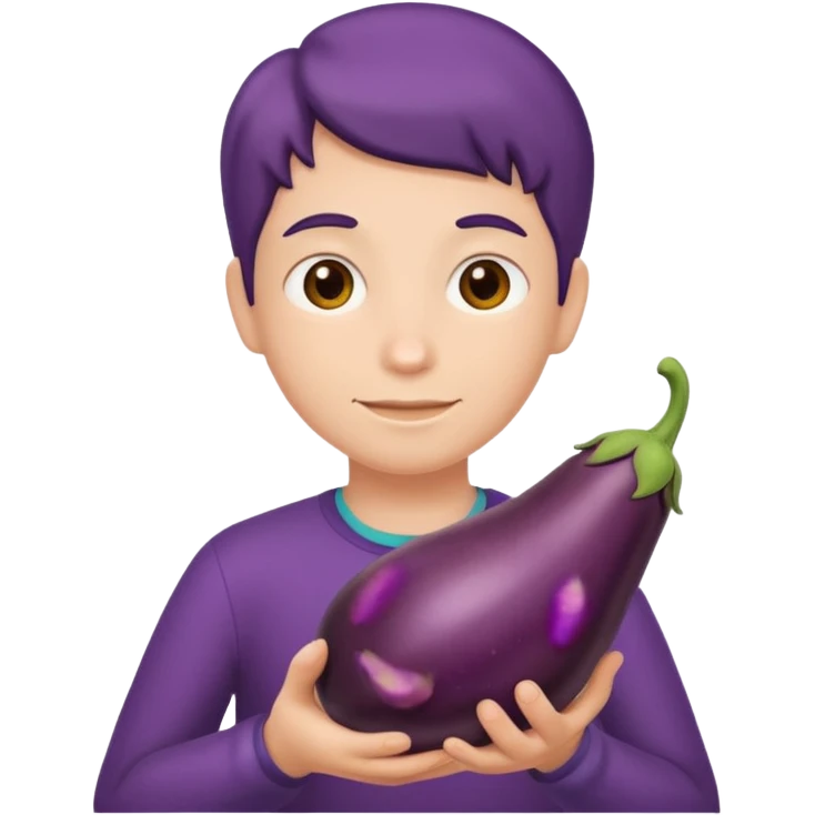 Egg plant between feet🦶🏻 emoji