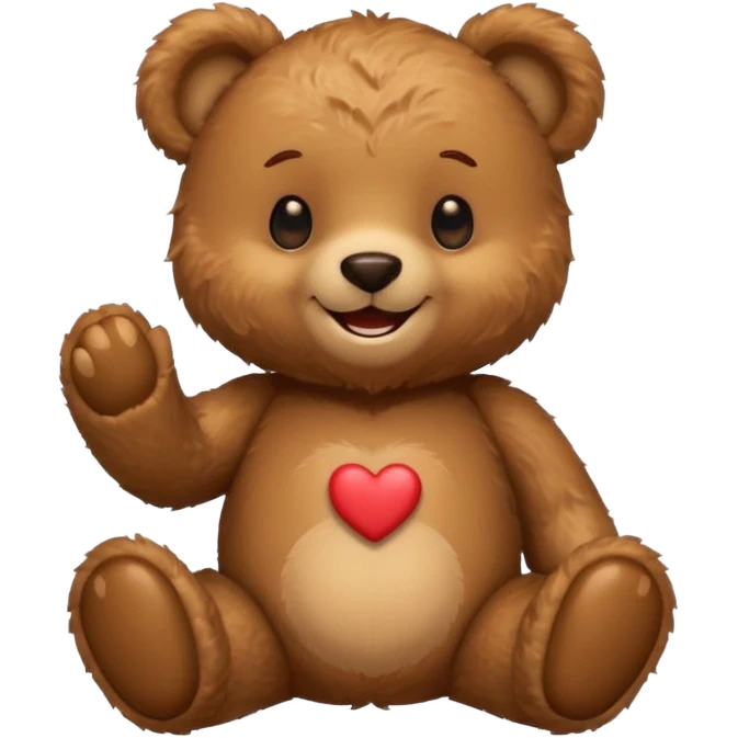 teddy bear saying yes emoji