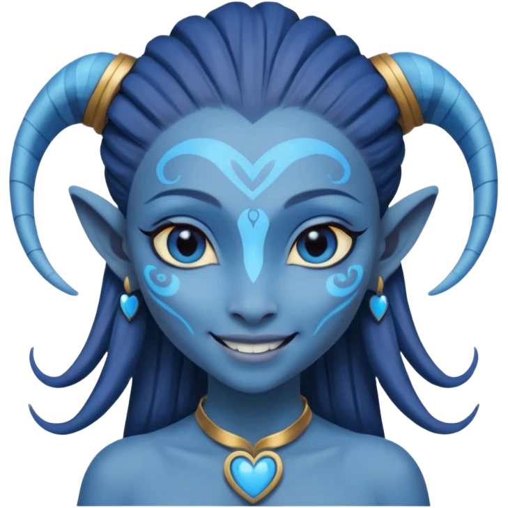 neytiri with love eye heart emoji
