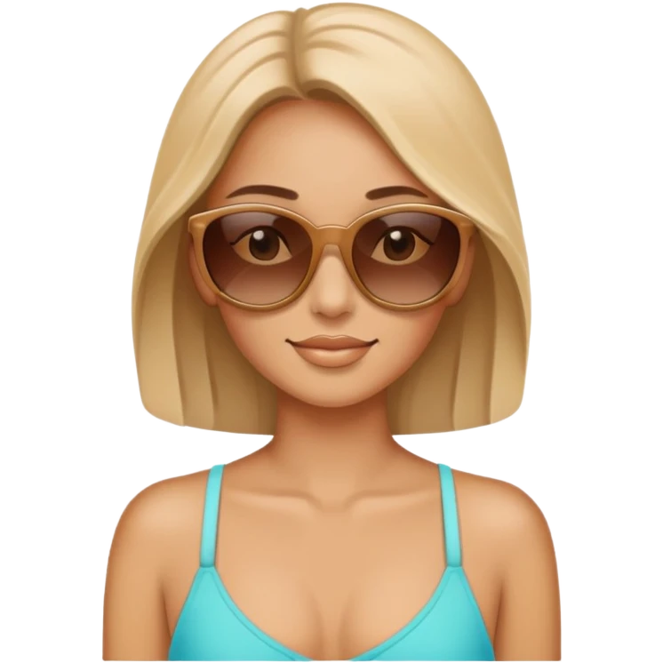 Playa mujer tranquila emoji