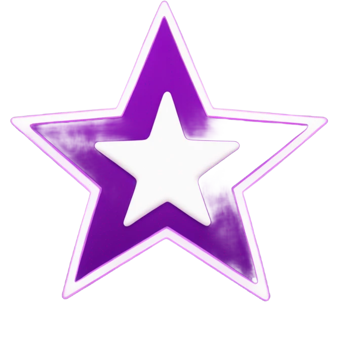 Purple star emoji